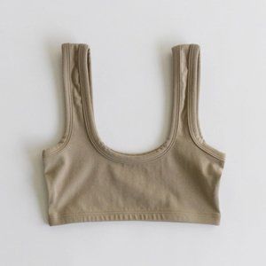 ARQ Taupe Wide-Strap Bra